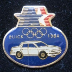1984 Buick Car Sponsor Los Angeles Olympic Lapel Pin