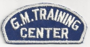 GM Training Center Uniform Patch