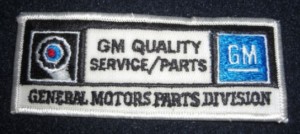 General Motors Parts Division Patch