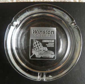 Winston Cup Series Glass Ashtray