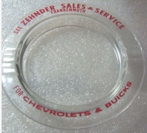 zehnder sales service buick dealer ashtray