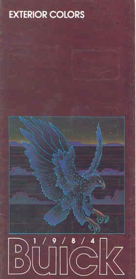 1984 Buick Info Brochures