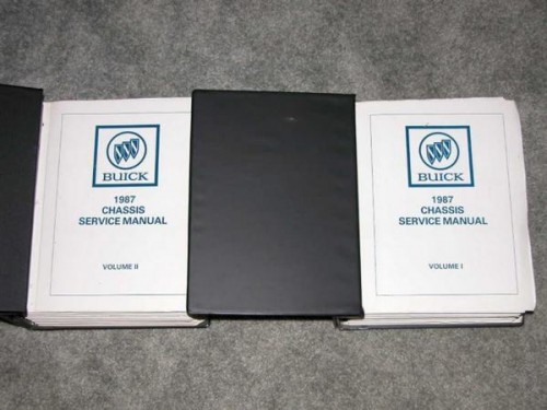1987 Buick Chassis Service Manual