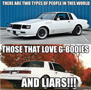 love g-body cars