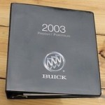 2003 Buick Product Portfolio Binder 1