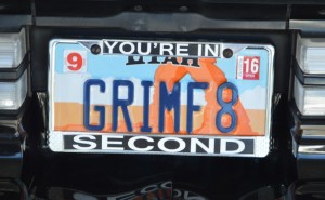 grim fate vanity plate