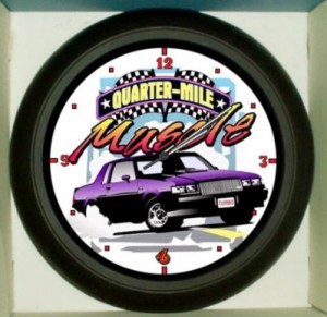 quarter mile buick muscle clock