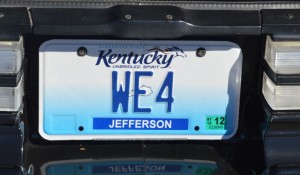 we4 vanity plate