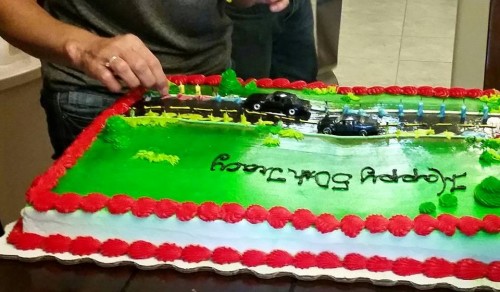 50th birthday buick cake