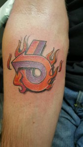 flaming turbo 6 tattoo
