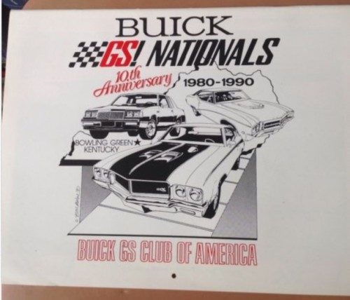 1990 Buick GS Club Calendar