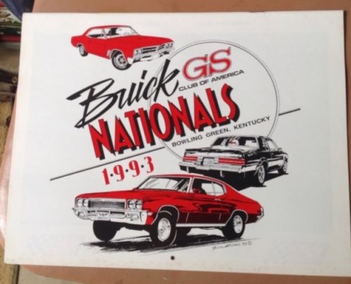 1993 Buick GS Club Calendar