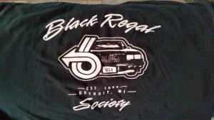 black regal society shirt