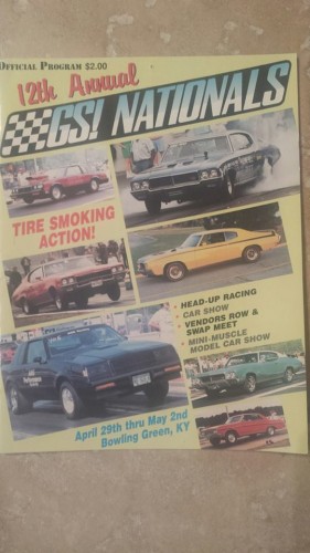 buick gs nationals official program