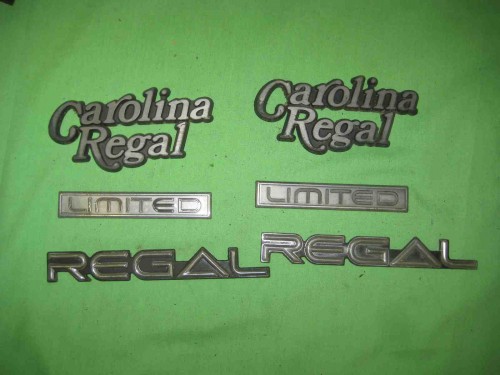 1984 buick regal limited carolina emblems