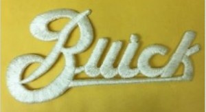 BUICK Embroidery Logo Iron On Patch