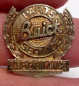 Buick Parts Service Achievement Award pin