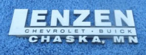 lenzen buick dealer emblem