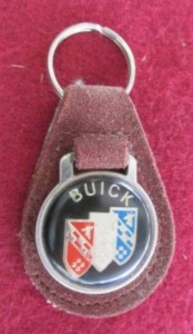 1970s buick leather key fob