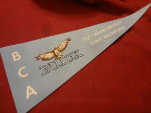 Buick 75th Anniversary Banner from 1978 Buick Club of America Flint Michigan