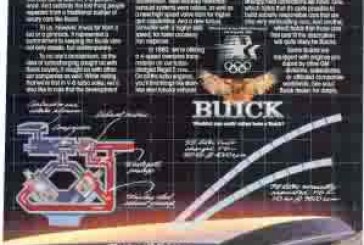 1982 1983 1984 asst Buick Magazine Ads