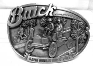 1984 BUICK COMMERATIVE PEWTER BELT BUCKLE