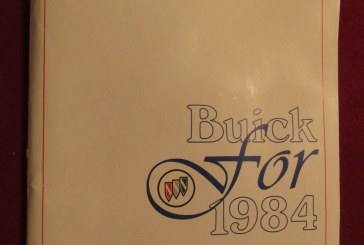 1984 Buick Media Press Kit
