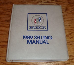 1989 Buick Selling Manual 1