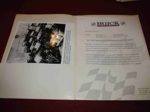 1995 Buick Motorsports Press Kit