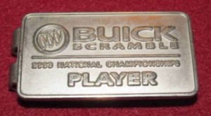 Buick Scramble 2003 National Championship Player Money Clip 1