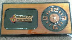 BUICK GRAND NATIONAL LOGO WALL CLOCK