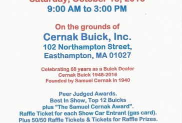 MA: Buicks In The Fall Car Show 10/15/2016