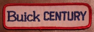 buick century patch