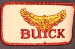 buick hawk red gold patch