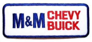m and m chevy buick patch
