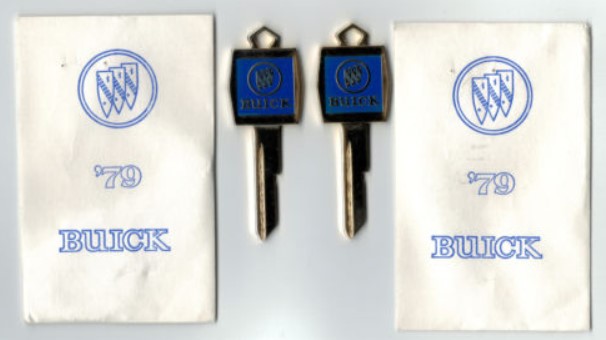 Vintage Buick Keys & Key Rings