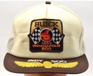 1983 indy 500 buick indianapolis hat