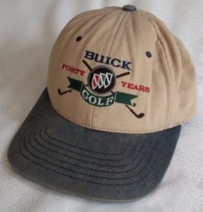 buick golf forty years baseball hat