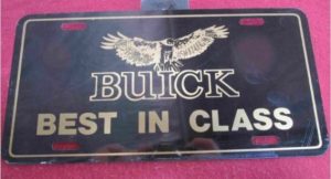 buick best in class hawk license plate