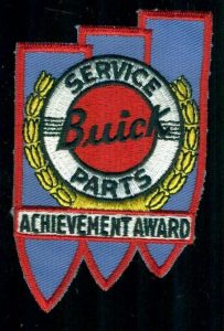 BUICK Service Parts Achievement Award Cloth Sew On Patch