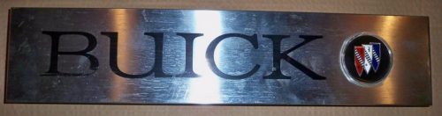 Buick dealership sign metal 4x14 inch