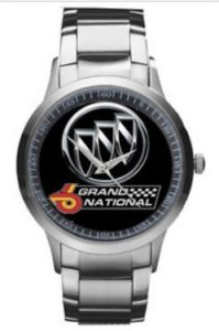 stainless steel buick watch