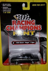 1986 BUICK REGAL T-TYPE 2017 RACING CHAMPIONS VERSION A 1 OF 1336 - 1