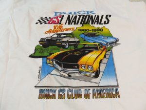 1990 buick gs nationals shirt