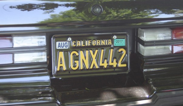 Buick GNX Owners Vanity License Plates