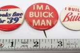 Vintage Buick Pinback Buttons