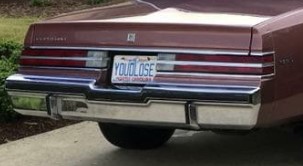Vanity Buick License Plate Tags