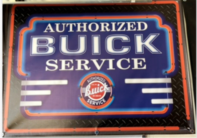Assorted Buick Themed Banners