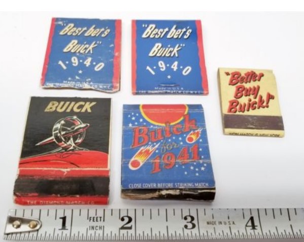 Buick Themed Matchbooks