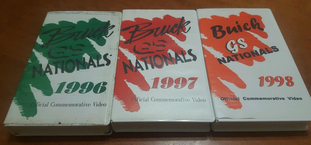 1996 1997 1998 Buick GS Nationals VHS Videos!